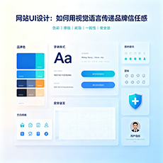 兴安盟建站-网站UI设计：如何用视觉语言传递品牌信任感